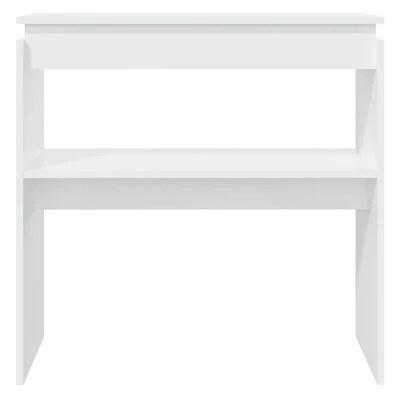 VidaXL Table console Blanc 80x30x80 cm Aggloméré 4 VidaXL Table console Blanc 80x30x80 cm Aggloméré – Image 4