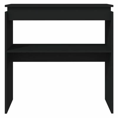 VidaXL Table console Noir 80x30x80 cm Aggloméré 4 VidaXL Table console Noir 80x30x80 cm Aggloméré – Image 4