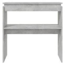 VidaXL Table console Gris béton 80x30x80 cm Aggloméré 9 VidaXL Table console Gris béton 80x30x80 cm Aggloméré -Tables d'appoint Soldes image 4 808318