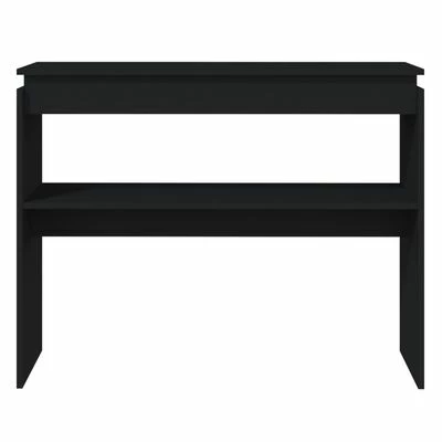 VidaXL Table console Noir 102x30x80 cm Aggloméré 4 VidaXL Table console Noir 102x30x80 cm Aggloméré – Image 4