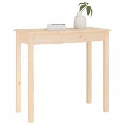 VidaXL Table console 80x40x75 cm Bois massif de pin -Tables d'appoint Soldes image 4 814244