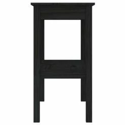 VidaXL Table console Noir 80x40x75 cm Bois de pin solide 9 VidaXL Table console Noir 80x40x75 cm Bois de pin solide -Tables d'appoint Soldes image 4 814308