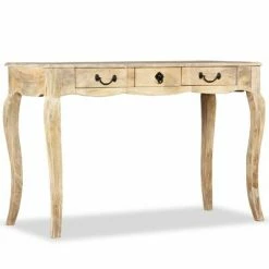 VidaXL Table console Bois de manguier massif 120 x 50 x 80 cm 10 VidaXL Table console Bois de manguier massif 120 x 50 x 80 cm -Tables d'appoint Soldes image 5 243987