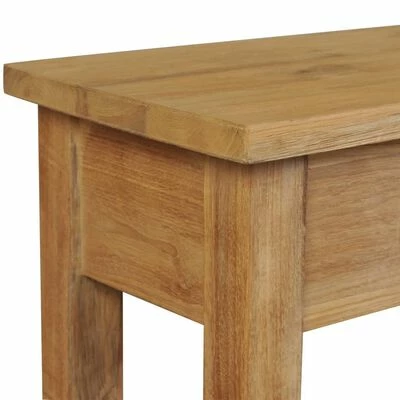 VidaXL Table console Teck massif 120 x 30 x 80 cm 5 VidaXL Table console Teck massif 120 x 30 x 80 cm – Image 5