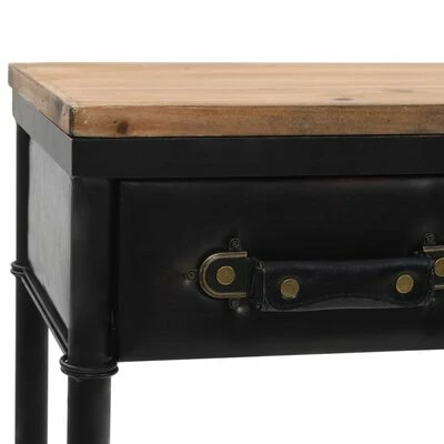 VidaXL Table console MDF et bois de sapin 100 x 33,5 x 80 cm 5 VidaXL Table console MDF et bois de sapin 100 x 33,5 x 80 cm – Image 5