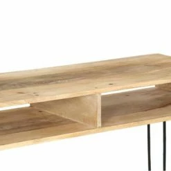 VidaXL Table console Bois de manguier massif 115 x 35 x 76 cm -Tables d'appoint Soldes image 5 246022