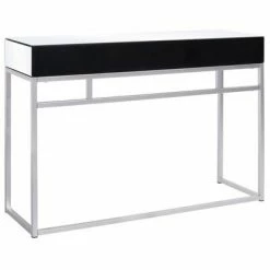 VidaXL Table console miroir Acier et verre 107 x 33 x 77 cm 10 VidaXL Table console miroir Acier et verre 107 x 33 x 77 cm -Tables d'appoint Soldes image 5 246659