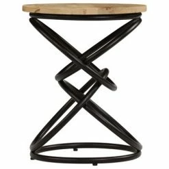VidaXL Table d'appoint Bois de manguier solide 40x50 cm -Tables d'appoint Soldes image 5 247320