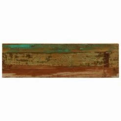 VidaXL Table console 120x35x76 cm Bois de récupération solide et acier -Tables d'appoint Soldes image 5 247335