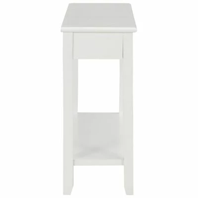VidaXL Table console Blanc 110x35x80 cm Bois 5 VidaXL Table console Blanc 110x35x80 cm Bois – Image 5