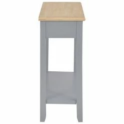 VidaXL Table console Gris 110x35x80 cm Bois -Tables d'appoint Soldes image 5 249902