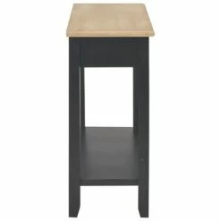 VidaXL Table console Noir 110x35x80 cm Bois -Tables d'appoint Soldes image 5 249903
