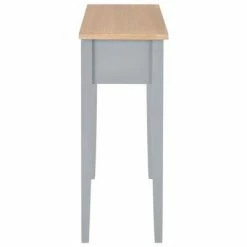 VidaXL Table de console et coiffeuse Gris 79x30x74 cm Bois -Tables d'appoint Soldes image 5 280054