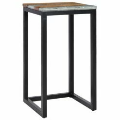 VidaXL Tables gigognes 3 pcs Bois de teck massif et polyrésine -Tables d'appoint Soldes image 5 281648