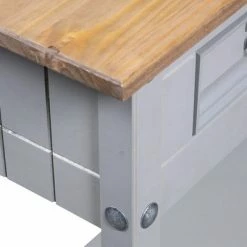 VidaXL Table console Gamme Corona Pin mexicain Gris 90x34,5x73 cm 10 VidaXL Table console Gamme Corona Pin mexicain Gris 90x34,5x73 cm -Tables d'appoint Soldes image 5 282645