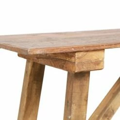 VidaXL Table console 130x40x80 cm Bois solide de récupération -Tables d'appoint Soldes image 5 283916