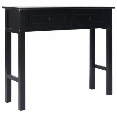 VidaXL Table console Noir 90 x 30 x 77 cm Bois 5 VidaXL Table console Noir 90 x 30 x 77 cm Bois – Image 5