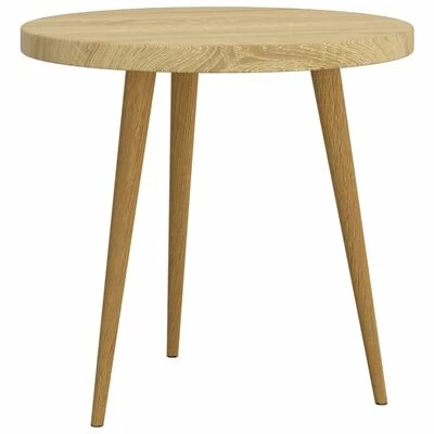 VidaXL Ensemble de tables d'appoint 3 pcs Marron clair MDF et fer 5 VidaXL Ensemble de tables d'appoint 3 pcs Marron clair MDF et fer – Image 5