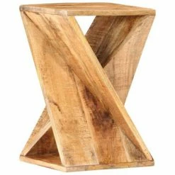 VidaXL Table d'appoint 35x35x55 cm Bois de manguier massif -Tables d'appoint Soldes image 5 286183