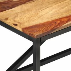 VidaXL Table d'appoint 60x60x40 cm Bois solide -Tables d'appoint Soldes image 5 286348