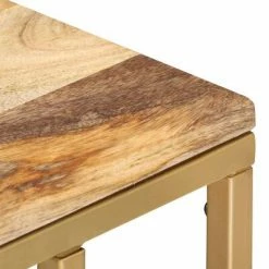 VidaXL Table d'appoint 35x45x65 cm Bois de manguier massif -Tables d'appoint Soldes image 5 286400