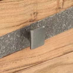 VidaXL Table console 90 x 30 x 75 cm Bois d'acacia massif -Tables d'appoint Soldes image 5 286549