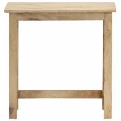 VidaXL Tables gigognes 3 pcs Bois solide de manguier -Tables d'appoint Soldes image 5 287489