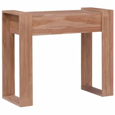 VidaXL Table console 90x35x75 cm Bois de teck solide 5 VidaXL Table console 90x35x75 cm Bois de teck solide – Image 5