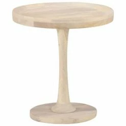 VidaXL Table d'appoint Ø50x55 cm Bois de manguier massif 10 VidaXL Table d'appoint Ø50x55 cm Bois de manguier massif -Tables d'appoint Soldes image 5 320599