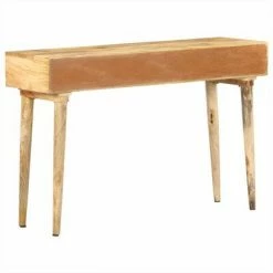 VidaXL Table console 115x35x76 cm Bois de manguier massif -Tables d'appoint Soldes image 5 320803