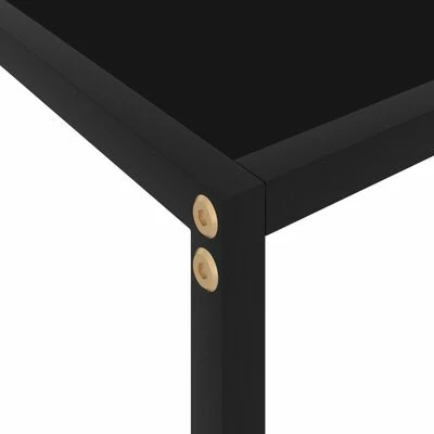 VidaXL Table console Noir 80x35x75 cm Verre trempé 5 VidaXL Table console Noir 80x35x75 cm Verre trempé – Image 5