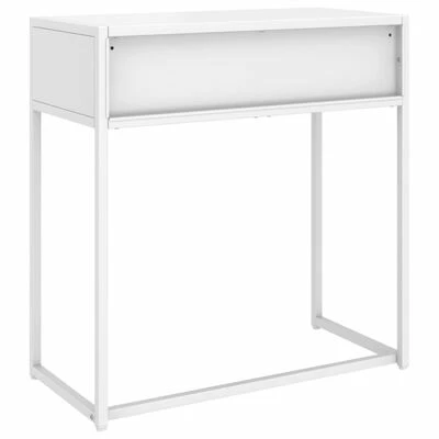 VidaXL Table console Blanc 72x35x75 cm Acier 5 VidaXL Table console Blanc 72x35x75 cm Acier – Image 5