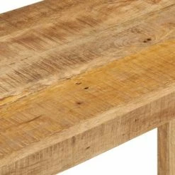 VidaXL Table console 110x35x76 cm Bois de manguier brut -Tables d'appoint Soldes image 5 337270