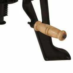 VidaXL Table d'appoint 60x(42-62) cm Bois massif d'acacia et fonte -Tables d'appoint Soldes image 5 338453