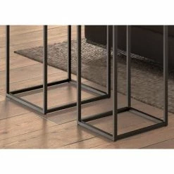 Rousseau Ensemble de tables d'appoint 2 pcs Madeira Bois de Mangolia -Tables d'appoint Soldes image 5 442841