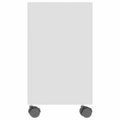 VidaXL Table d'appoint Blanc 70x35x55 cm Bois d'ingénierie -Tables d'appoint Soldes image 5 802120