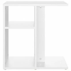 VidaXL Table d'appoint Blanc 50x30x50 cm Aggloméré -Tables d'appoint Soldes image 5 803020