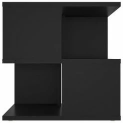 VidaXL Table d'appoint Noir 40x40x40 cm Aggloméré -Tables d'appoint Soldes image 5 806293
