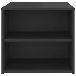 VidaXL Table d'appoint Gris 50x50x45 cm Aggloméré -Tables d'appoint Soldes image 5 806384