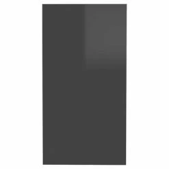 VidaXL Table d'appoint Gris brillant 50x26x50 cm Aggloméré -Tables d'appoint Soldes image 5 806695