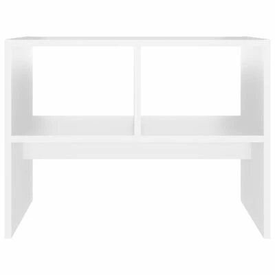 VidaXL Table d'appoint Blanc 60x40x45 cm Aggloméré 5 VidaXL Table d'appoint Blanc 60x40x45 cm Aggloméré – Image 5