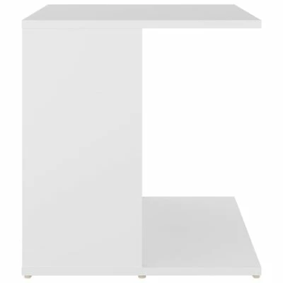 VidaXL Table d'appoint Blanc 45x45x48 cm Aggloméré 5 VidaXL Table d'appoint Blanc 45x45x48 cm Aggloméré – Image 5