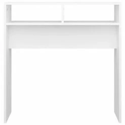 VidaXL Table console Blanc 78x30x80 cm Aggloméré -Tables d'appoint Soldes image 5 808296
