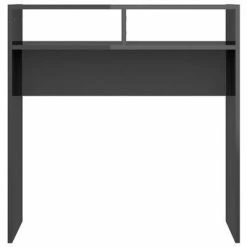VidaXL Table console Gris brillant 78x30x80 cm Aggloméré -Tables d'appoint Soldes image 5 808304