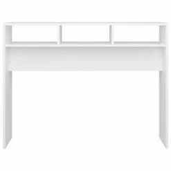 VidaXL Table console Blanc 105x30x80 cm Aggloméré -Tables d'appoint Soldes image 5 808305