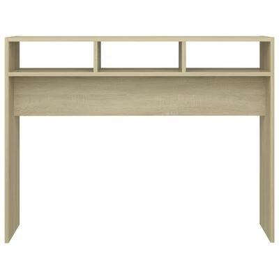VidaXL Table console Chêne sonoma 105x30x80 cm Aggloméré 5 VidaXL Table console Chêne sonoma 105x30x80 cm Aggloméré – Image 5
