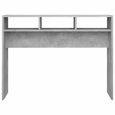 VidaXL Table console Gris béton 105x30x80 cm Aggloméré 5 VidaXL Table console Gris béton 105x30x80 cm Aggloméré – Image 5