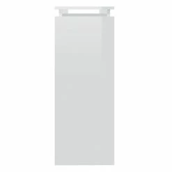 VidaXL Table console Blanc brillant 102x30x80 cm Aggloméré -Tables d'appoint Soldes image 5 808329