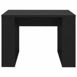 VidaXL Table d'appoint Noir 50x50x35 cm Aggloméré -Tables d'appoint Soldes image 5 808622