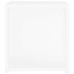 VidaXL Table d'appoint Blanc 33x33x34,5 cm Aggloméré -Tables d'appoint Soldes image 5 809008